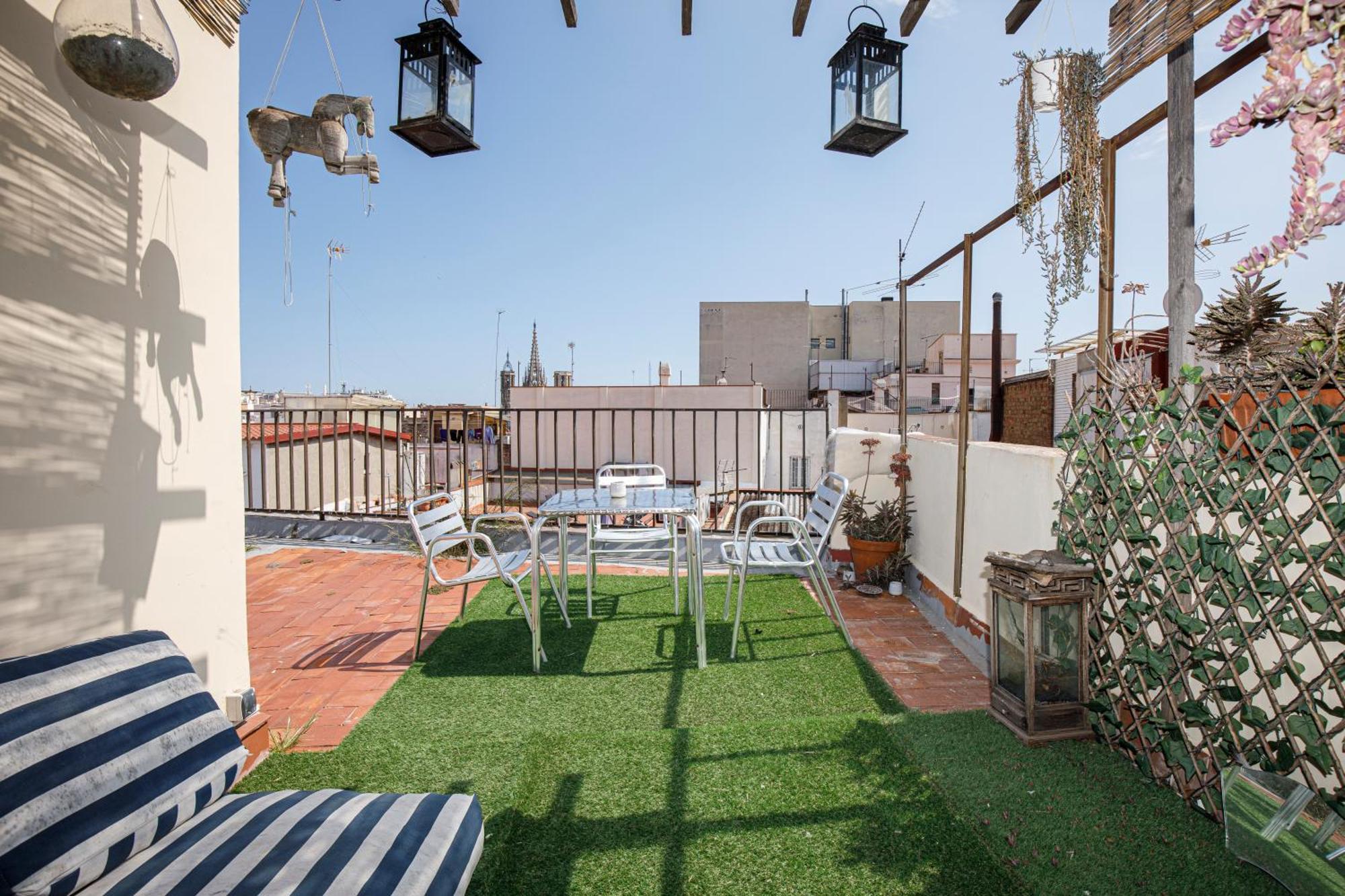 Apartamento Luminous Floor With Terrace Barcelona